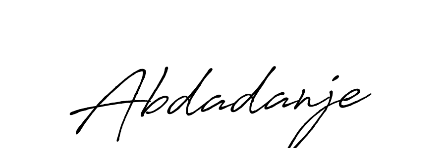 How to make Abdadanje name signature. Use Antro_Vectra_Bolder style for creating short signs online. This is the latest handwritten sign. Abdadanje signature style 7 images and pictures png