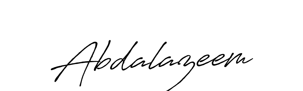 How to Draw Abdalazeem signature style? Antro_Vectra_Bolder is a latest design signature styles for name Abdalazeem. Abdalazeem signature style 7 images and pictures png