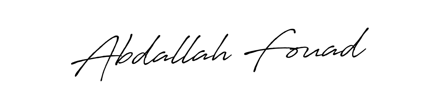 Make a short Abdallah Fouad signature style. Manage your documents anywhere anytime using Antro_Vectra_Bolder. Create and add eSignatures, submit forms, share and send files easily. Abdallah Fouad signature style 7 images and pictures png