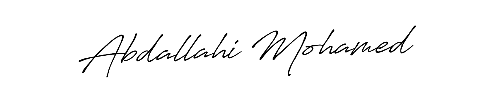 Here are the top 10 professional signature styles for the name Abdallahi Mohamed. These are the best autograph styles you can use for your name. Abdallahi Mohamed signature style 7 images and pictures png