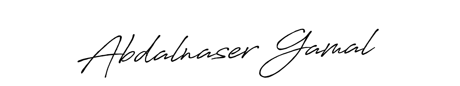 Make a beautiful signature design for name Abdalnaser Gamal. With this signature (Antro_Vectra_Bolder) style, you can create a handwritten signature for free. Abdalnaser Gamal signature style 7 images and pictures png