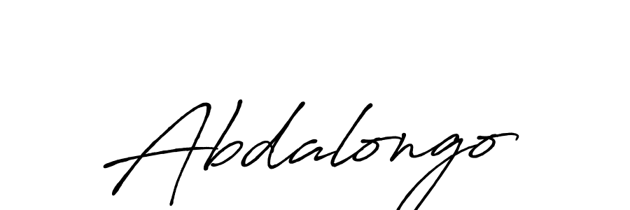 How to make Abdalongo signature? Antro_Vectra_Bolder is a professional autograph style. Create handwritten signature for Abdalongo name. Abdalongo signature style 7 images and pictures png