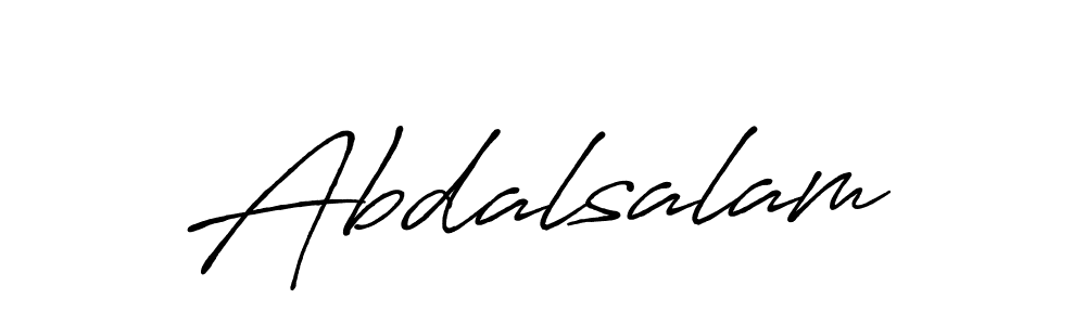 Design your own signature with our free online signature maker. With this signature software, you can create a handwritten (Antro_Vectra_Bolder) signature for name Abdalsalam. Abdalsalam signature style 7 images and pictures png