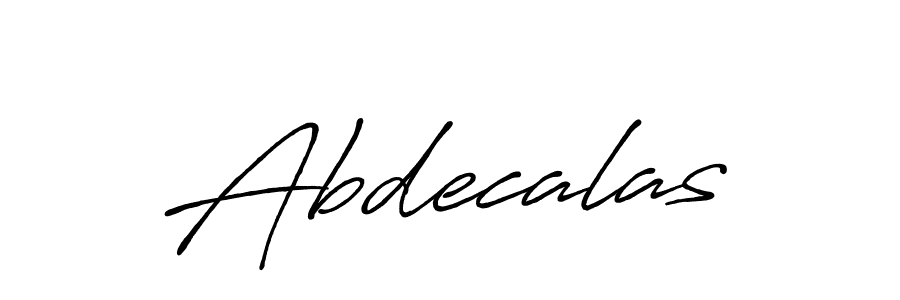 Abdecalas stylish signature style. Best Handwritten Sign (Antro_Vectra_Bolder) for my name. Handwritten Signature Collection Ideas for my name Abdecalas. Abdecalas signature style 7 images and pictures png