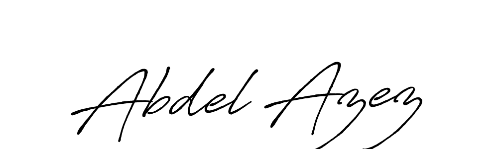 This is the best signature style for the Abdel Azez name. Also you like these signature font (Antro_Vectra_Bolder). Mix name signature. Abdel Azez signature style 7 images and pictures png