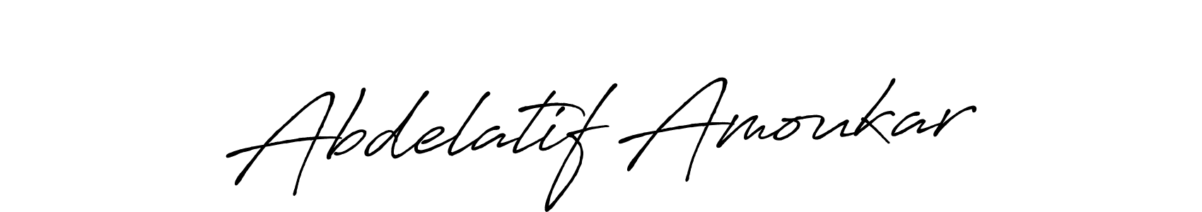 Also You can easily find your signature by using the search form. We will create Abdelatif Amoukar name handwritten signature images for you free of cost using Antro_Vectra_Bolder sign style. Abdelatif Amoukar signature style 7 images and pictures png