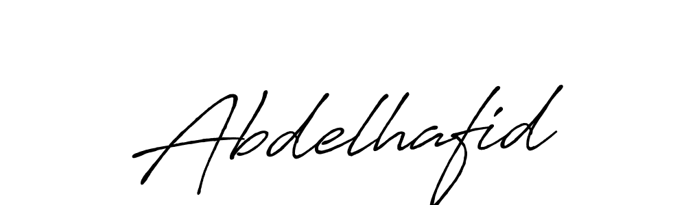 Design your own signature with our free online signature maker. With this signature software, you can create a handwritten (Antro_Vectra_Bolder) signature for name Abdelhafid. Abdelhafid signature style 7 images and pictures png