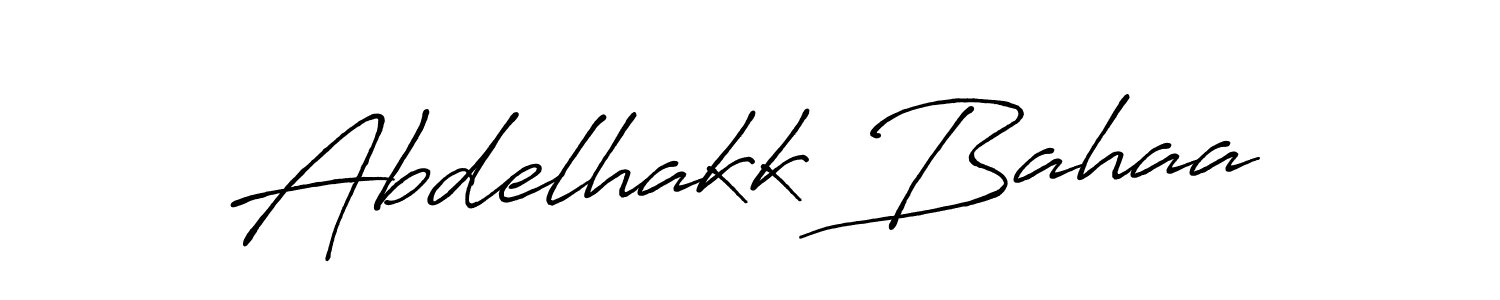 Make a beautiful signature design for name Abdelhakk Bahaa. Use this online signature maker to create a handwritten signature for free. Abdelhakk Bahaa signature style 7 images and pictures png