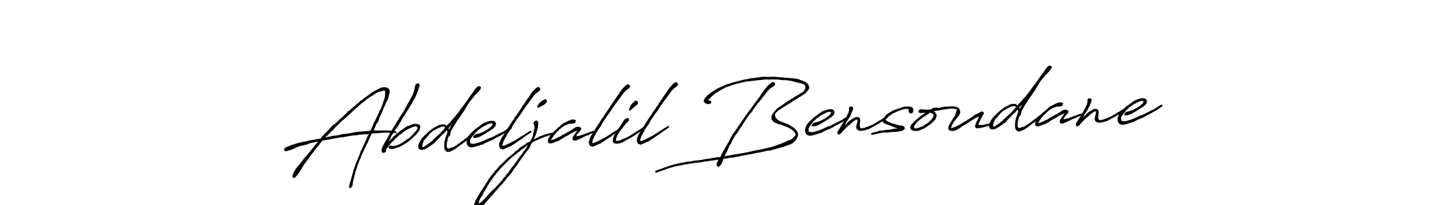 Make a short Abdeljalil Bensoudane signature style. Manage your documents anywhere anytime using Antro_Vectra_Bolder. Create and add eSignatures, submit forms, share and send files easily. Abdeljalil Bensoudane signature style 7 images and pictures png