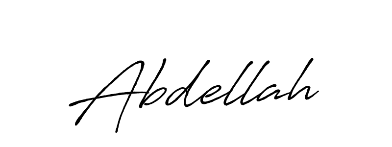 How to make Abdellah signature? Antro_Vectra_Bolder is a professional autograph style. Create handwritten signature for Abdellah name. Abdellah signature style 7 images and pictures png