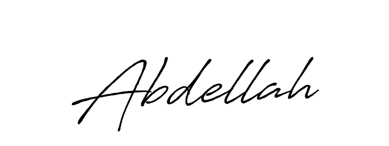 How to make Abdellah signature? Antro_Vectra_Bolder is a professional autograph style. Create handwritten signature for Abdellah name. Abdellah signature style 7 images and pictures png