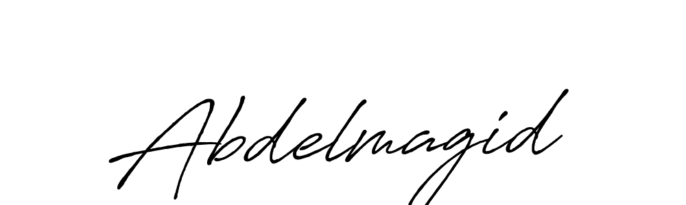 How to make Abdelmagid signature? Antro_Vectra_Bolder is a professional autograph style. Create handwritten signature for Abdelmagid name. Abdelmagid signature style 7 images and pictures png