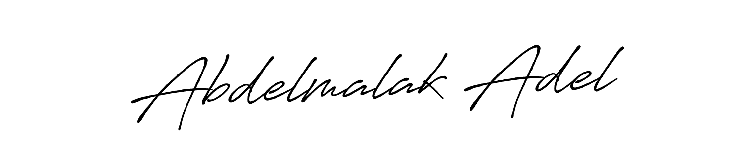 if you are searching for the best signature style for your name Abdelmalak Adel. so please give up your signature search. here we have designed multiple signature styles  using Antro_Vectra_Bolder. Abdelmalak Adel signature style 7 images and pictures png