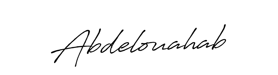 This is the best signature style for the Abdelouahab name. Also you like these signature font (Antro_Vectra_Bolder). Mix name signature. Abdelouahab signature style 7 images and pictures png