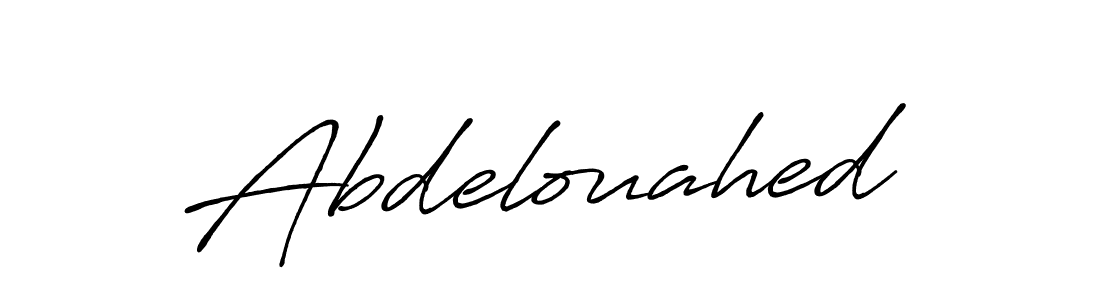 You should practise on your own different ways (Antro_Vectra_Bolder) to write your name (Abdelouahed) in signature. don't let someone else do it for you. Abdelouahed signature style 7 images and pictures png