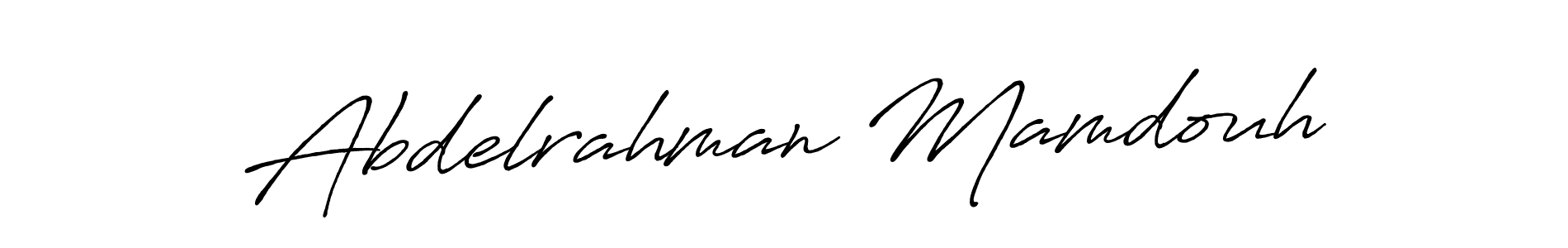 if you are searching for the best signature style for your name Abdelrahman Mamdouh. so please give up your signature search. here we have designed multiple signature styles  using Antro_Vectra_Bolder. Abdelrahman Mamdouh signature style 7 images and pictures png