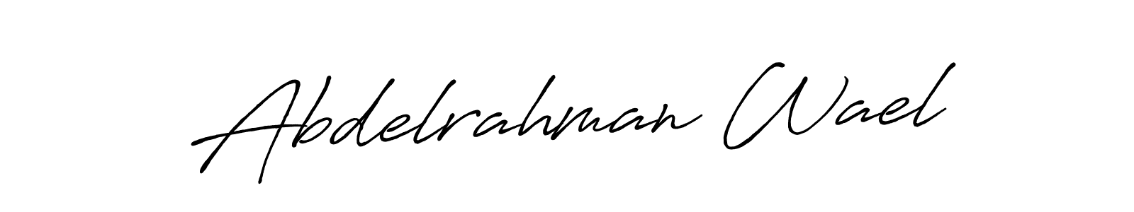 if you are searching for the best signature style for your name Abdelrahman Wael. so please give up your signature search. here we have designed multiple signature styles  using Antro_Vectra_Bolder. Abdelrahman Wael signature style 7 images and pictures png