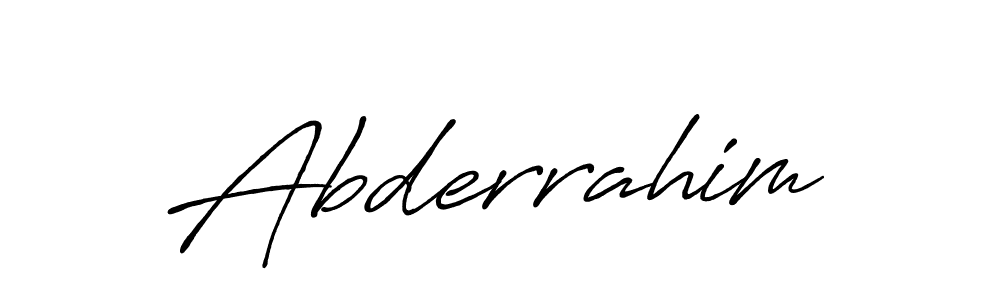 Abderrahim stylish signature style. Best Handwritten Sign (Antro_Vectra_Bolder) for my name. Handwritten Signature Collection Ideas for my name Abderrahim. Abderrahim signature style 7 images and pictures png