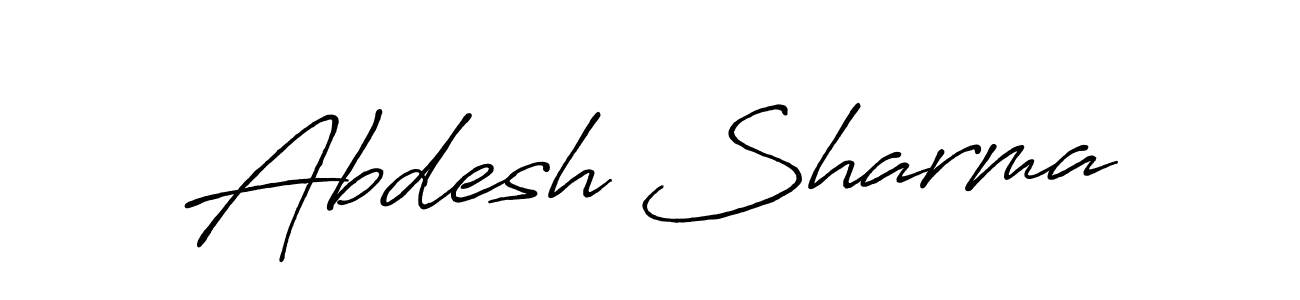Once you've used our free online signature maker to create your best signature Antro_Vectra_Bolder style, it's time to enjoy all of the benefits that Abdesh Sharma name signing documents. Abdesh Sharma signature style 7 images and pictures png
