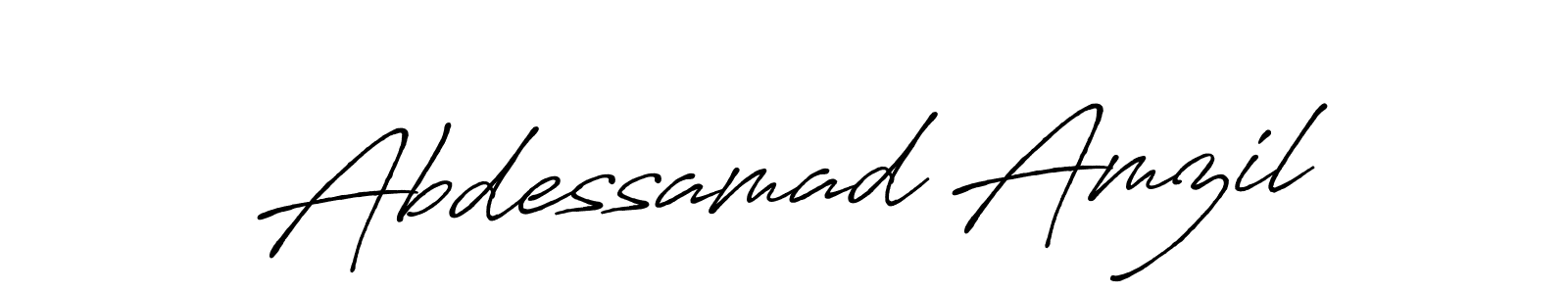 How to make Abdessamad Amzil signature? Antro_Vectra_Bolder is a professional autograph style. Create handwritten signature for Abdessamad Amzil name. Abdessamad Amzil signature style 7 images and pictures png
