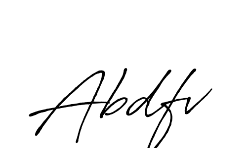 Once you've used our free online signature maker to create your best signature Antro_Vectra_Bolder style, it's time to enjoy all of the benefits that Abdfv name signing documents. Abdfv signature style 7 images and pictures png