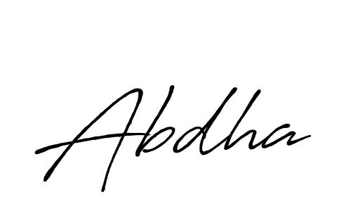 Also we have Abdha name is the best signature style. Create professional handwritten signature collection using Antro_Vectra_Bolder autograph style. Abdha signature style 7 images and pictures png