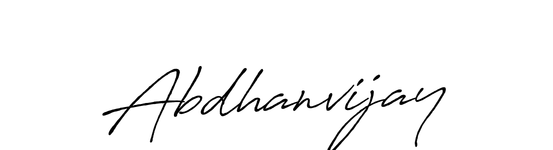 It looks lik you need a new signature style for name Abdhanvijay. Design unique handwritten (Antro_Vectra_Bolder) signature with our free signature maker in just a few clicks. Abdhanvijay signature style 7 images and pictures png