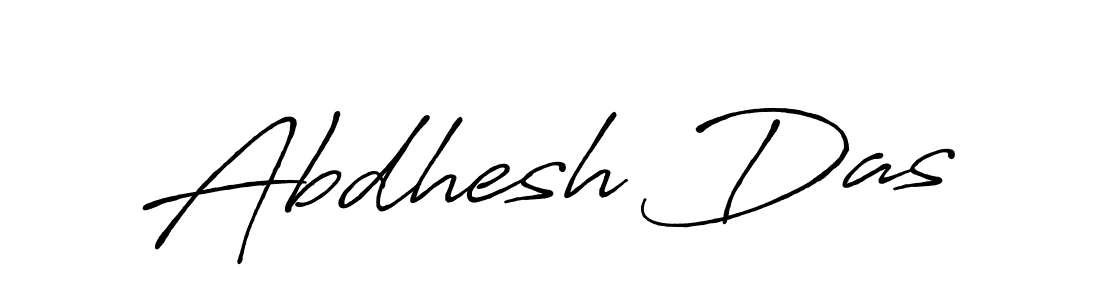 Abdhesh Das stylish signature style. Best Handwritten Sign (Antro_Vectra_Bolder) for my name. Handwritten Signature Collection Ideas for my name Abdhesh Das. Abdhesh Das signature style 7 images and pictures png