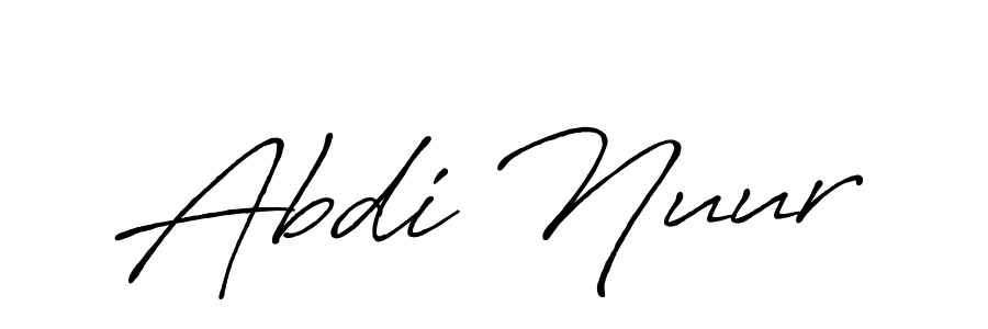 It looks lik you need a new signature style for name Abdi Nuur. Design unique handwritten (Antro_Vectra_Bolder) signature with our free signature maker in just a few clicks. Abdi Nuur signature style 7 images and pictures png