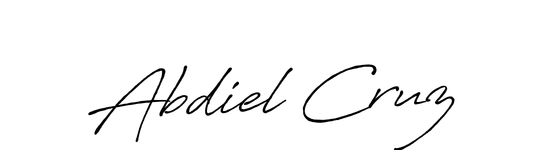 You should practise on your own different ways (Antro_Vectra_Bolder) to write your name (Abdiel Cruz) in signature. don't let someone else do it for you. Abdiel Cruz signature style 7 images and pictures png
