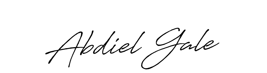 Make a beautiful signature design for name Abdiel Gale. With this signature (Antro_Vectra_Bolder) style, you can create a handwritten signature for free. Abdiel Gale signature style 7 images and pictures png