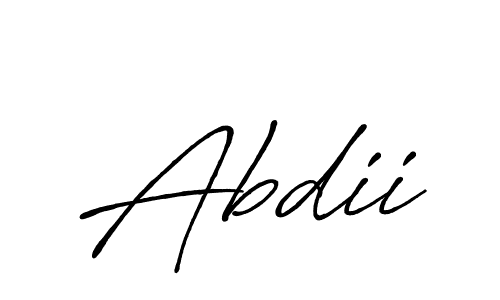 Antro_Vectra_Bolder is a professional signature style that is perfect for those who want to add a touch of class to their signature. It is also a great choice for those who want to make their signature more unique. Get Abdii name to fancy signature for free. Abdii signature style 7 images and pictures png