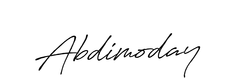 Also we have Abdimoday name is the best signature style. Create professional handwritten signature collection using Antro_Vectra_Bolder autograph style. Abdimoday signature style 7 images and pictures png