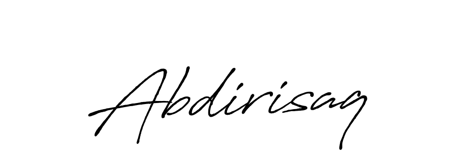 Also we have Abdirisaq name is the best signature style. Create professional handwritten signature collection using Antro_Vectra_Bolder autograph style. Abdirisaq signature style 7 images and pictures png
