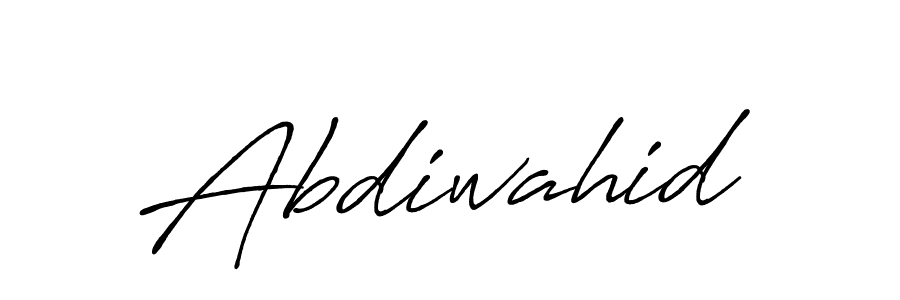 How to Draw Abdiwahid signature style? Antro_Vectra_Bolder is a latest design signature styles for name Abdiwahid. Abdiwahid signature style 7 images and pictures png