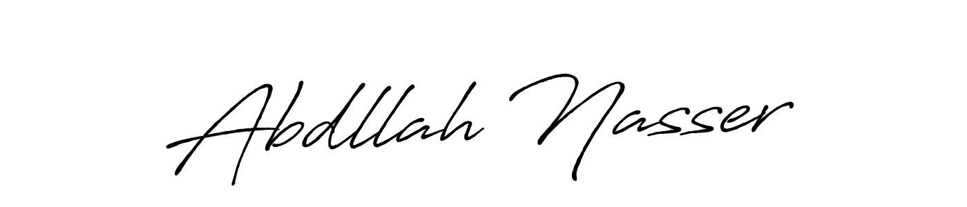 It looks lik you need a new signature style for name Abdllah Nasser. Design unique handwritten (Antro_Vectra_Bolder) signature with our free signature maker in just a few clicks. Abdllah Nasser signature style 7 images and pictures png