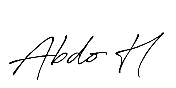 Make a short Abdo H signature style. Manage your documents anywhere anytime using Antro_Vectra_Bolder. Create and add eSignatures, submit forms, share and send files easily. Abdo H signature style 7 images and pictures png