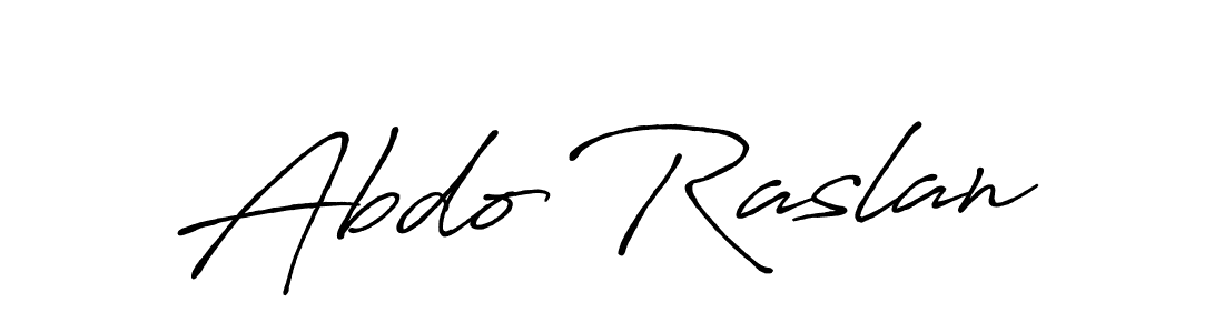 You should practise on your own different ways (Antro_Vectra_Bolder) to write your name (Abdo Raslan) in signature. don't let someone else do it for you. Abdo Raslan signature style 7 images and pictures png