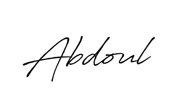 How to make Abdoul signature? Antro_Vectra_Bolder is a professional autograph style. Create handwritten signature for Abdoul name. Abdoul signature style 7 images and pictures png