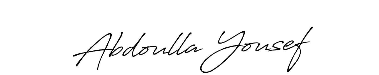 You can use this online signature creator to create a handwritten signature for the name Abdoulla Yousef. This is the best online autograph maker. Abdoulla Yousef signature style 7 images and pictures png