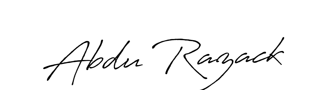 Also You can easily find your signature by using the search form. We will create Abdu Razack name handwritten signature images for you free of cost using Antro_Vectra_Bolder sign style. Abdu Razack signature style 7 images and pictures png