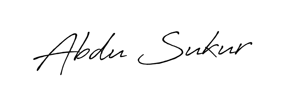 Use a signature maker to create a handwritten signature online. With this signature software, you can design (Antro_Vectra_Bolder) your own signature for name Abdu Sukur. Abdu Sukur signature style 7 images and pictures png