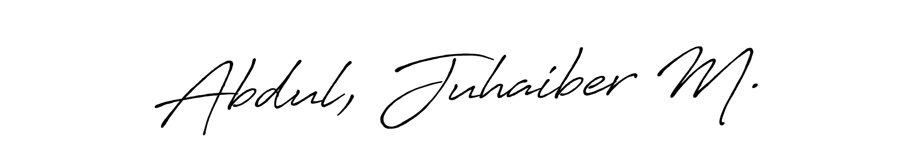 Check out images of Autograph of Abdul, Juhaiber M. name. Actor Abdul, Juhaiber M. Signature Style. Antro_Vectra_Bolder is a professional sign style online. Abdul, Juhaiber M. signature style 7 images and pictures png