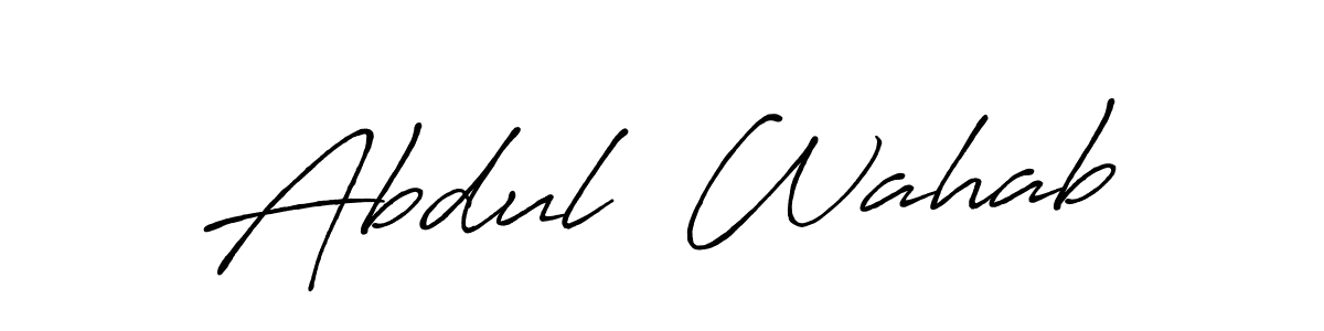 if you are searching for the best signature style for your name Abdul  Wahab. so please give up your signature search. here we have designed multiple signature styles  using Antro_Vectra_Bolder. Abdul  Wahab signature style 7 images and pictures png