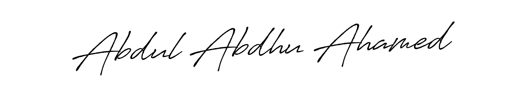 if you are searching for the best signature style for your name Abdul Abdhu Ahamed. so please give up your signature search. here we have designed multiple signature styles  using Antro_Vectra_Bolder. Abdul Abdhu Ahamed signature style 7 images and pictures png