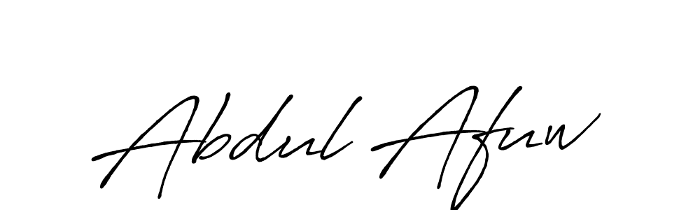 It looks lik you need a new signature style for name Abdul Afuw. Design unique handwritten (Antro_Vectra_Bolder) signature with our free signature maker in just a few clicks. Abdul Afuw signature style 7 images and pictures png