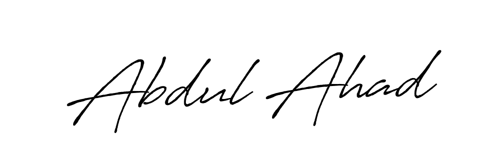 It looks lik you need a new signature style for name Abdul Ahad. Design unique handwritten (Antro_Vectra_Bolder) signature with our free signature maker in just a few clicks. Abdul Ahad signature style 7 images and pictures png