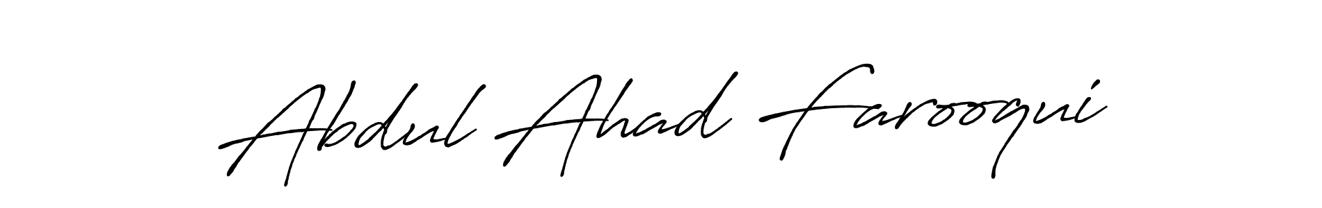 Make a beautiful signature design for name Abdul Ahad Farooqui. Use this online signature maker to create a handwritten signature for free. Abdul Ahad Farooqui signature style 7 images and pictures png