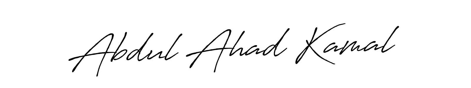 Also we have Abdul Ahad Kamal name is the best signature style. Create professional handwritten signature collection using Antro_Vectra_Bolder autograph style. Abdul Ahad Kamal signature style 7 images and pictures png