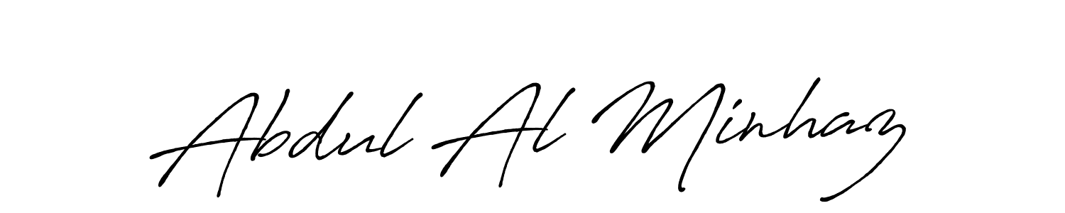 Create a beautiful signature design for name Abdul Al Minhaz. With this signature (Antro_Vectra_Bolder) fonts, you can make a handwritten signature for free. Abdul Al Minhaz signature style 7 images and pictures png